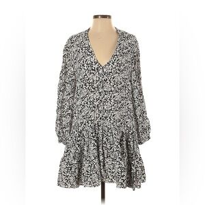 Zara black and white tunic dress